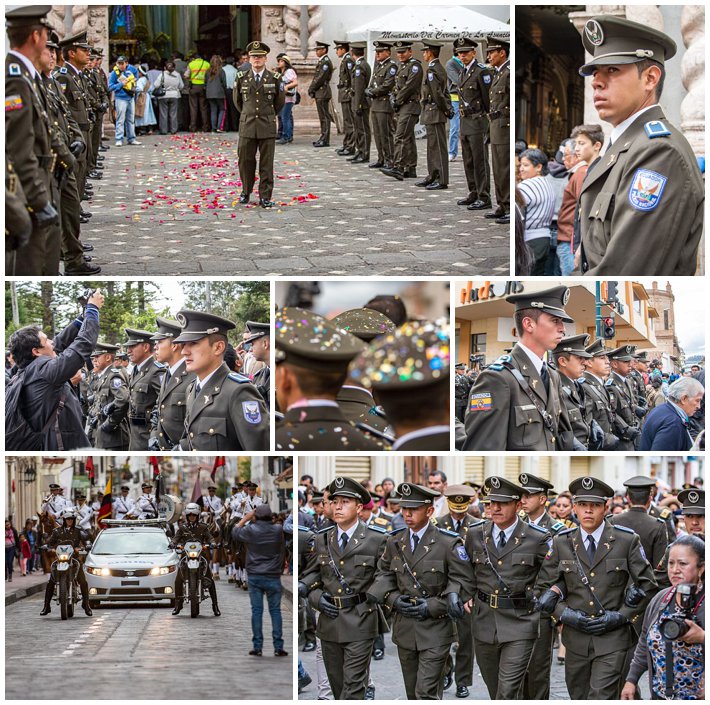 2015 Paseo Del Nińo, Cuenca Ecuador, police