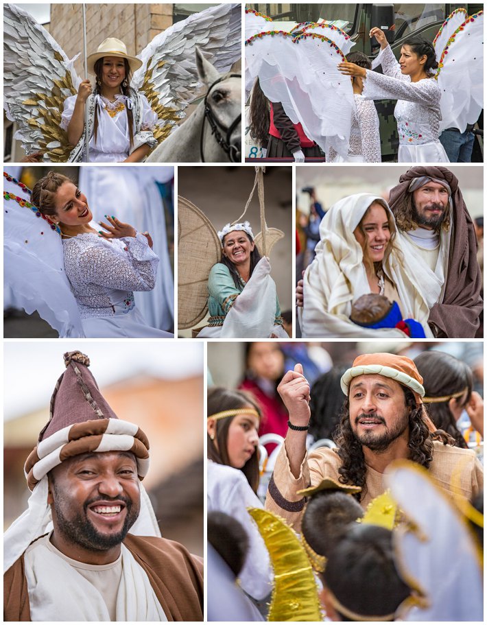 2015 Paseo Del Nińo, Cuenca Ecuador, angels wisemen