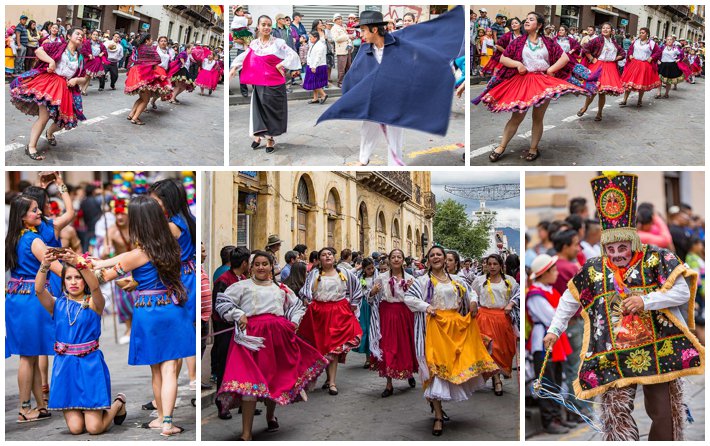 2015 Paseo Del Nińo, Cuenca Ecuador, dancers