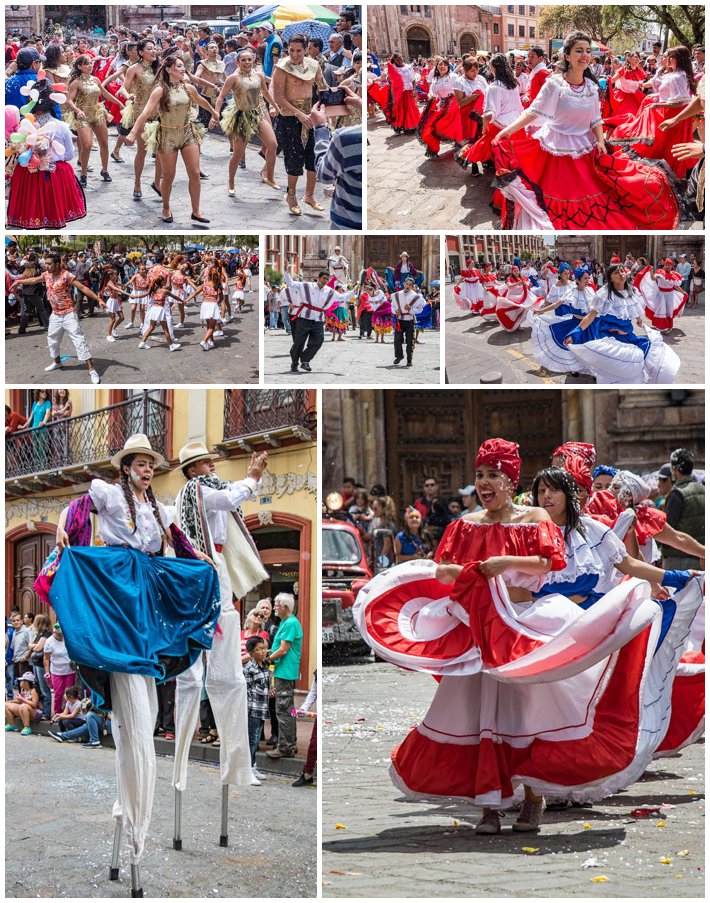Orchidea Carnaval Parade Cuenca Ecuador - dance