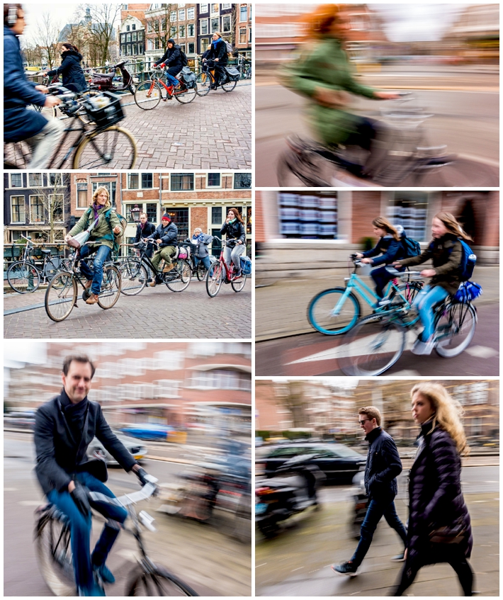 amsterdam - in a rush, fast, busy