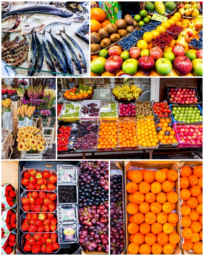 amsterdam - fruits and flowers, food