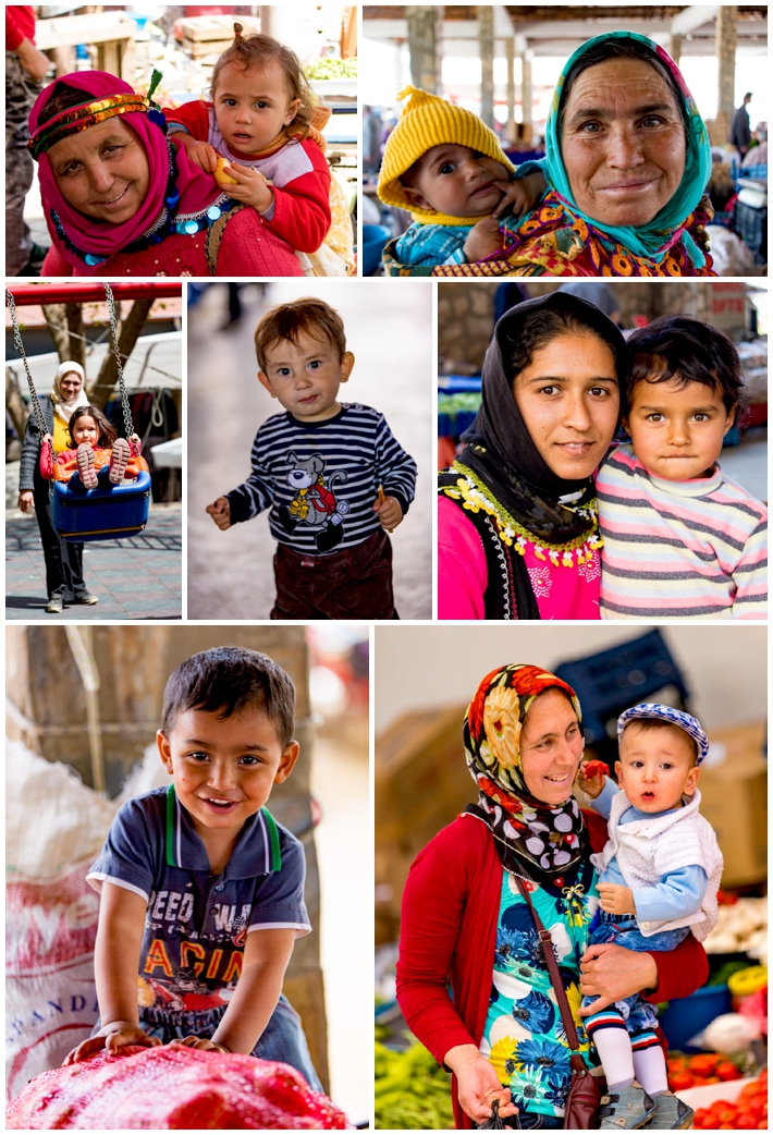 Karacasu market children