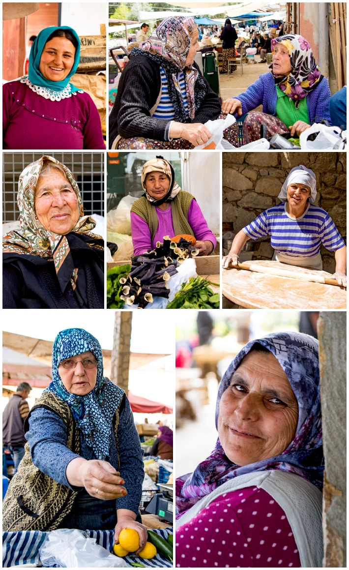 Karacasu market women #2