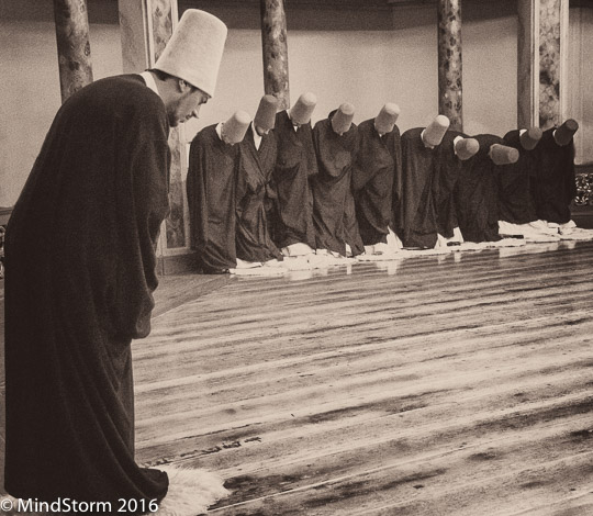 Whirling Dervish Istanbul Turkey - Salute