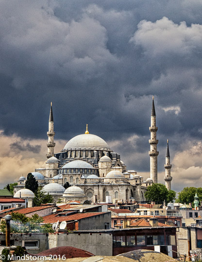 Istanbul Grand Bazaar Rooftop - mosque