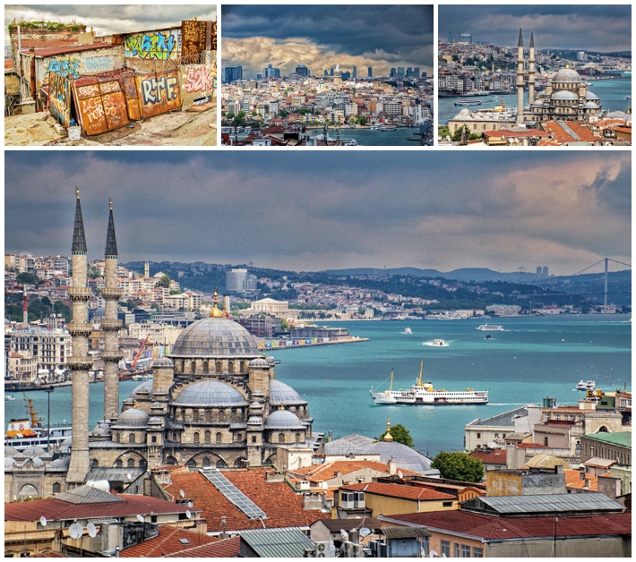 Istanbul Grand Bazaar Rooftop - city views