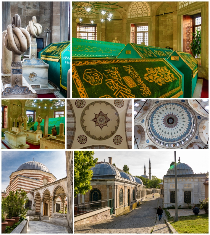 Eyup Istanbul Turkey buildings mosques caskets