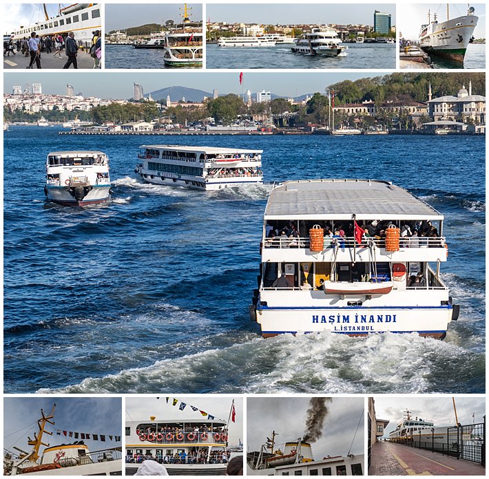 Istanbul Turkey Ferry Ferries Transportation