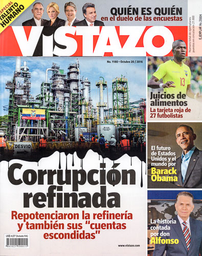 Vistazo Magazine Cover Oct 20, 2016