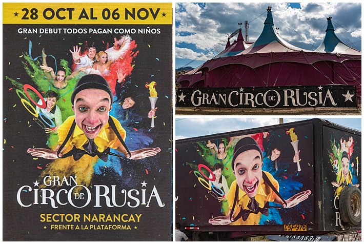 Russian Circus in Cuenca, Ecuador - posters