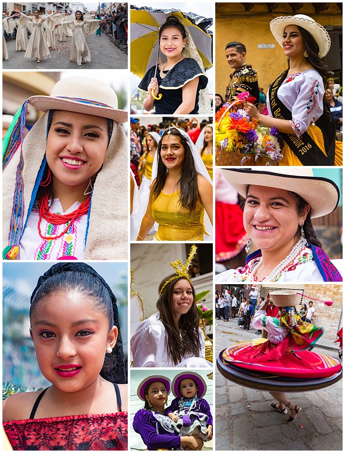 Pase de Niño 2016, Cuenca, Ecuador - women