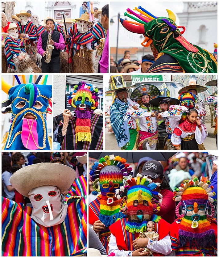 Pase de Niño 2016, Cuenca, Ecuador - masks