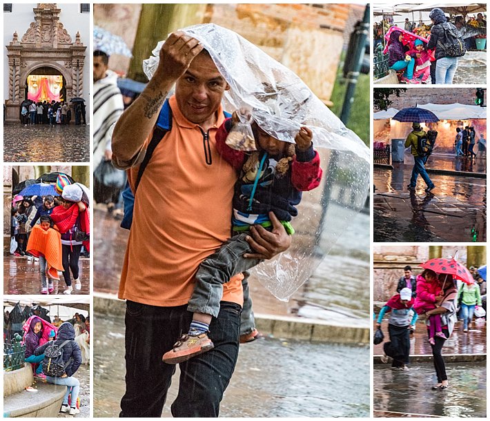 Pase de Niño 2016, Cuenca, Ecuador - rain