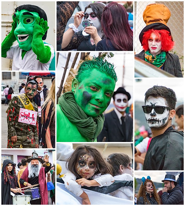 Fools Inocentes Parade 2017 - Cuenca, Ecuador - masks