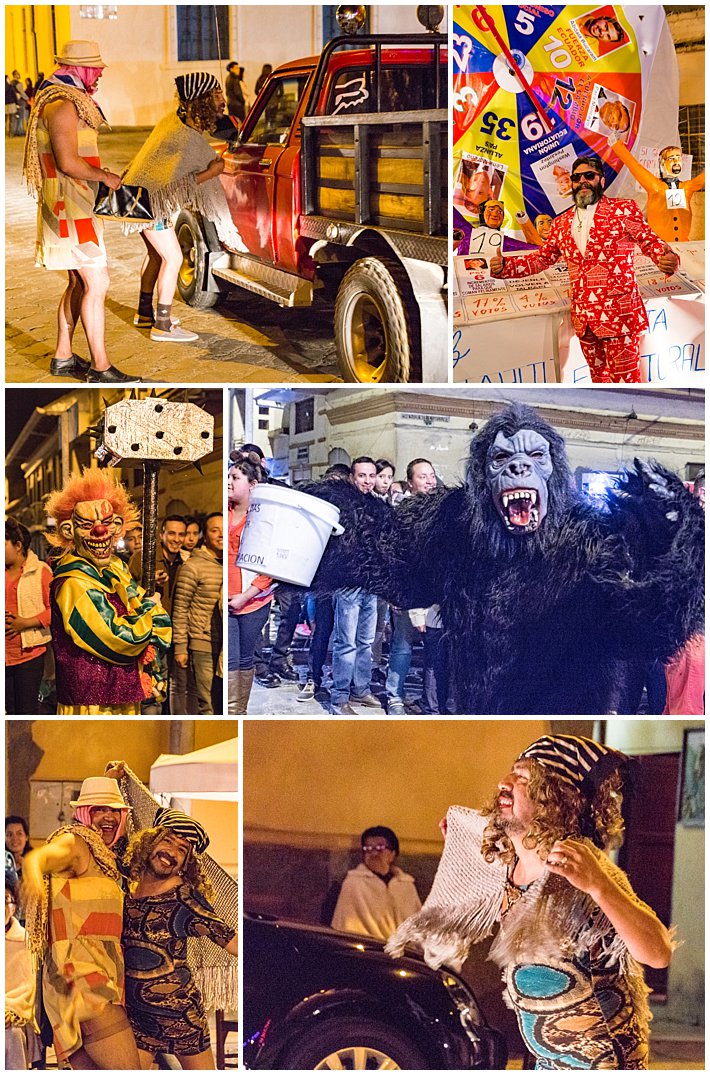 New Year's Eve Cuenca Ecuador 2016 - characters
