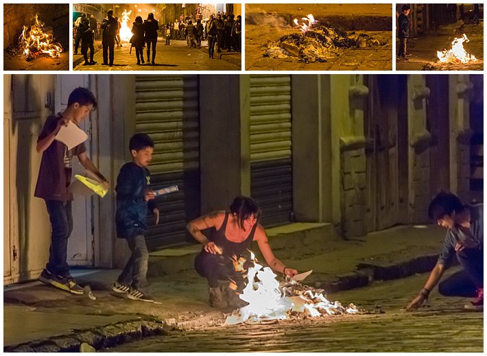 New Year's Eve Cuenca Ecuador 2016 - fire-small