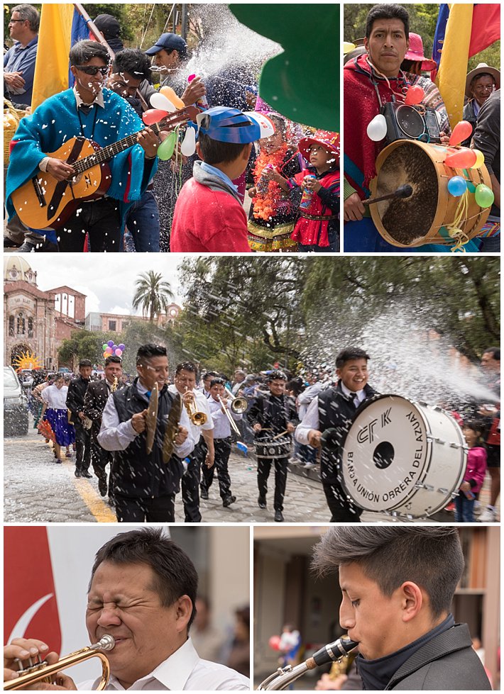 Orquidea Parade 2017 in Cuenca, Ecuador - music