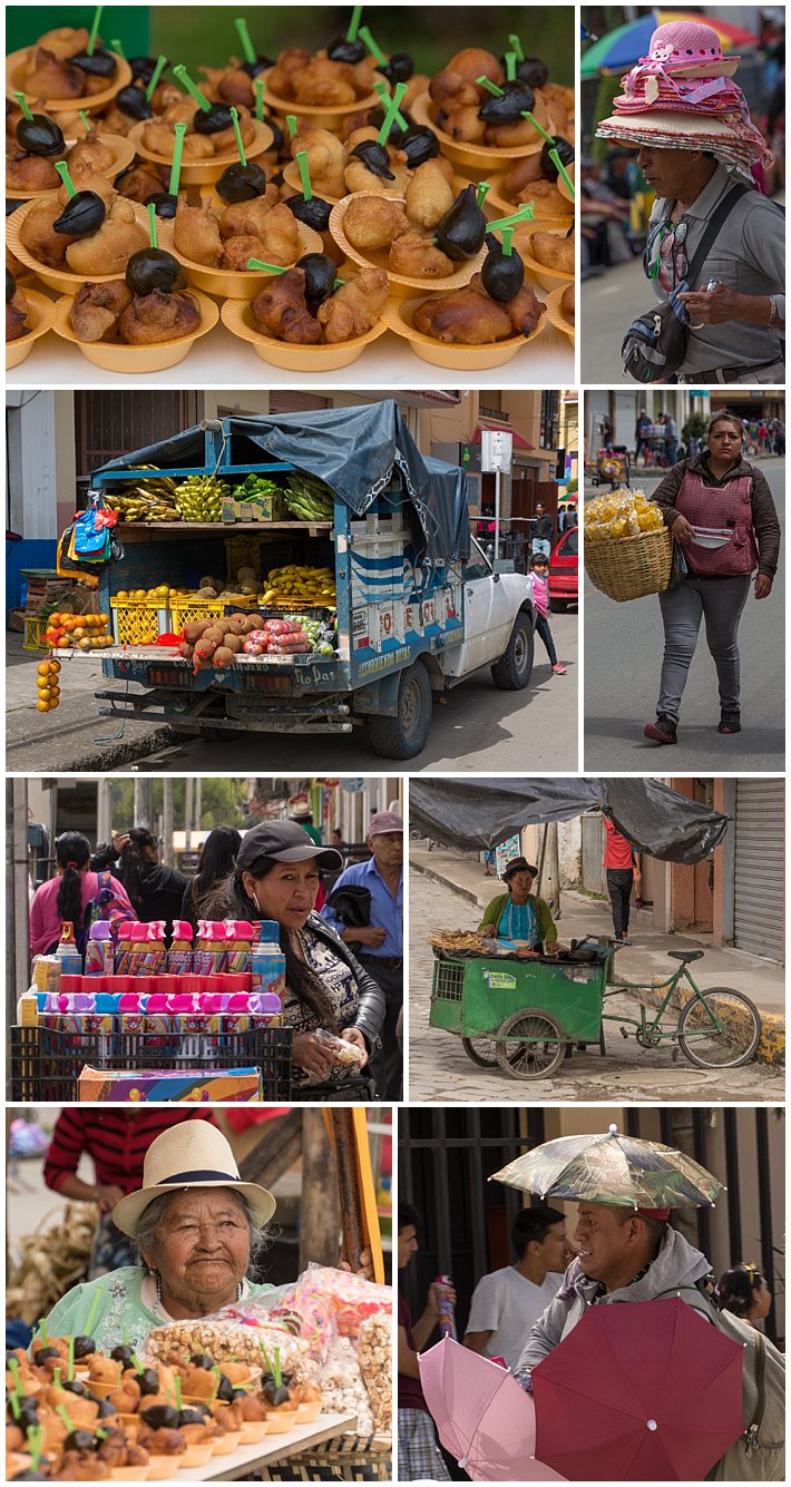 Gualaceo Ecuador Carnaval 2017 - vendors