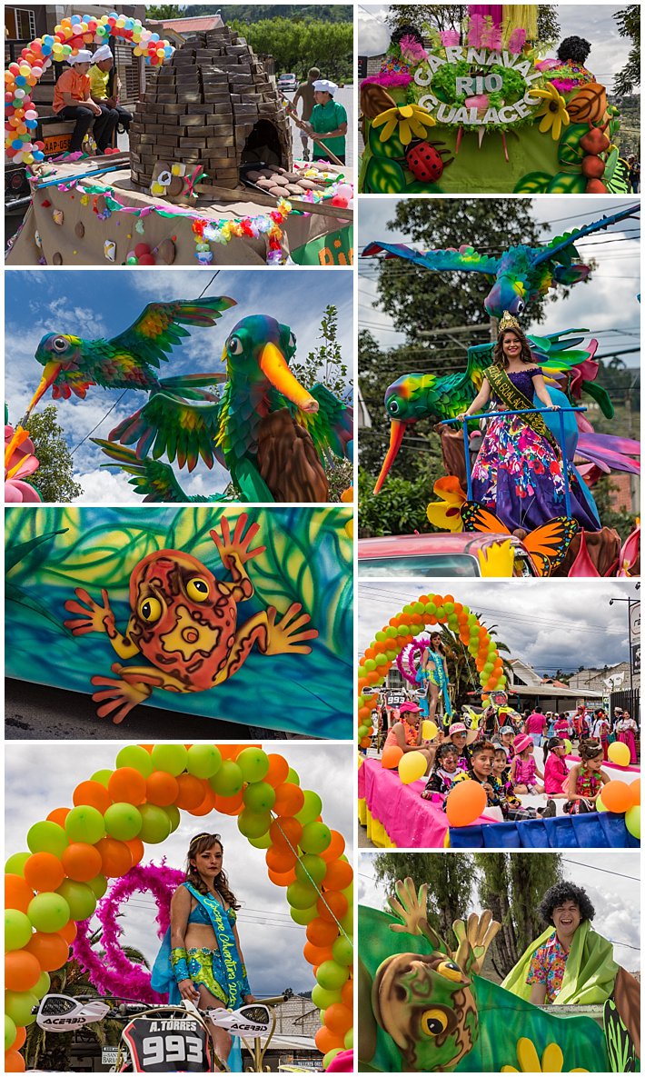 Gualaceo Ecuador Carnaval 2017 - floats