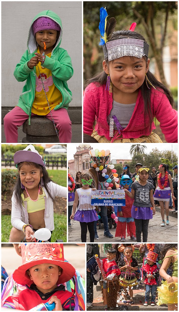 Orquidea Parade 2017 in Cuenca, Ecuador - kids