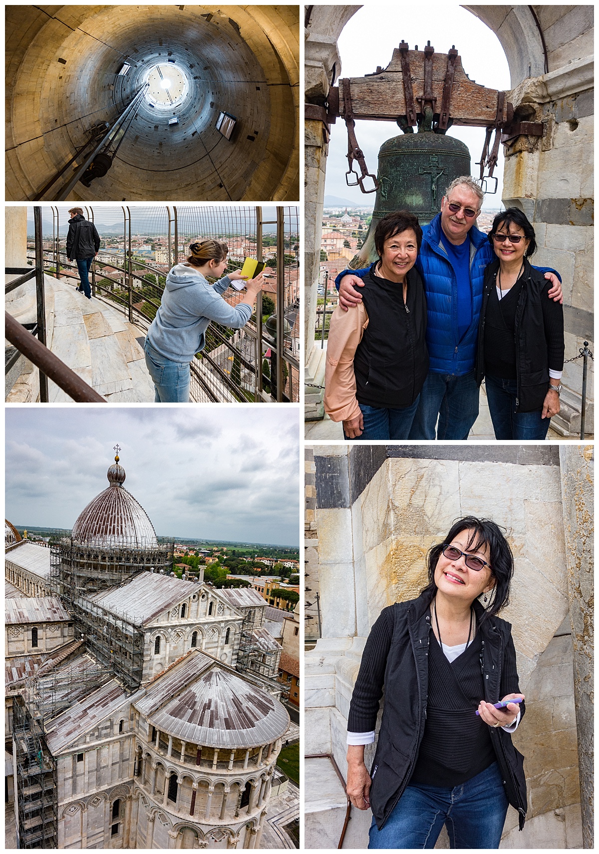 Pisa, Italy - climbing the tower