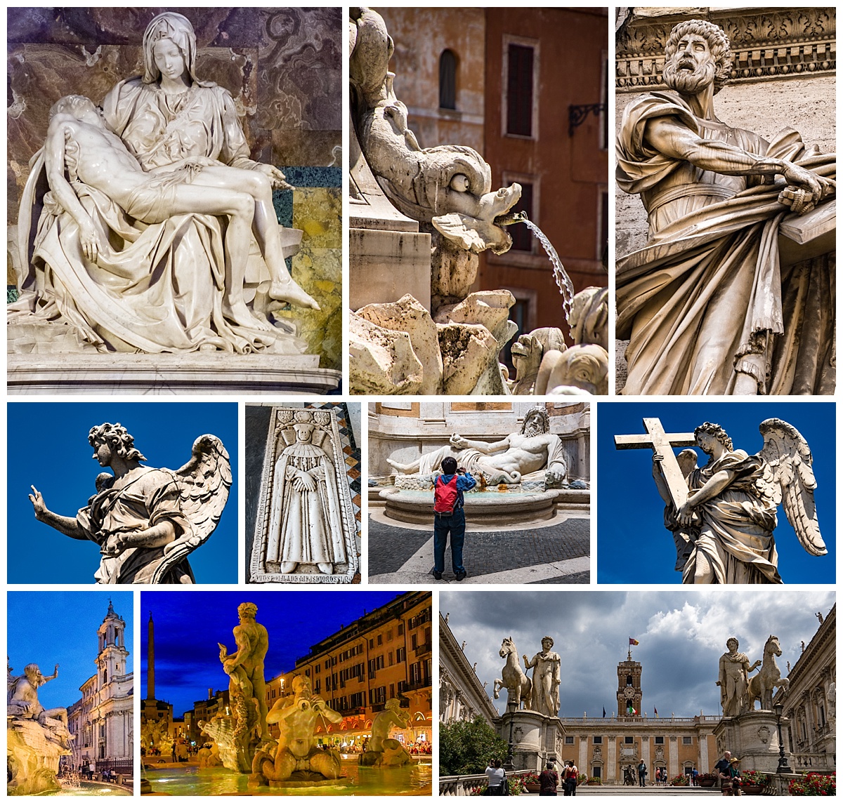 Rome, Italy - statues