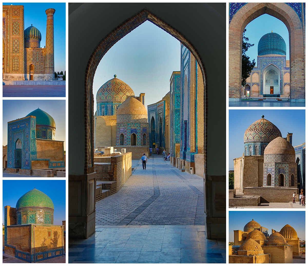 Samarkand, Uzbekistan - domes