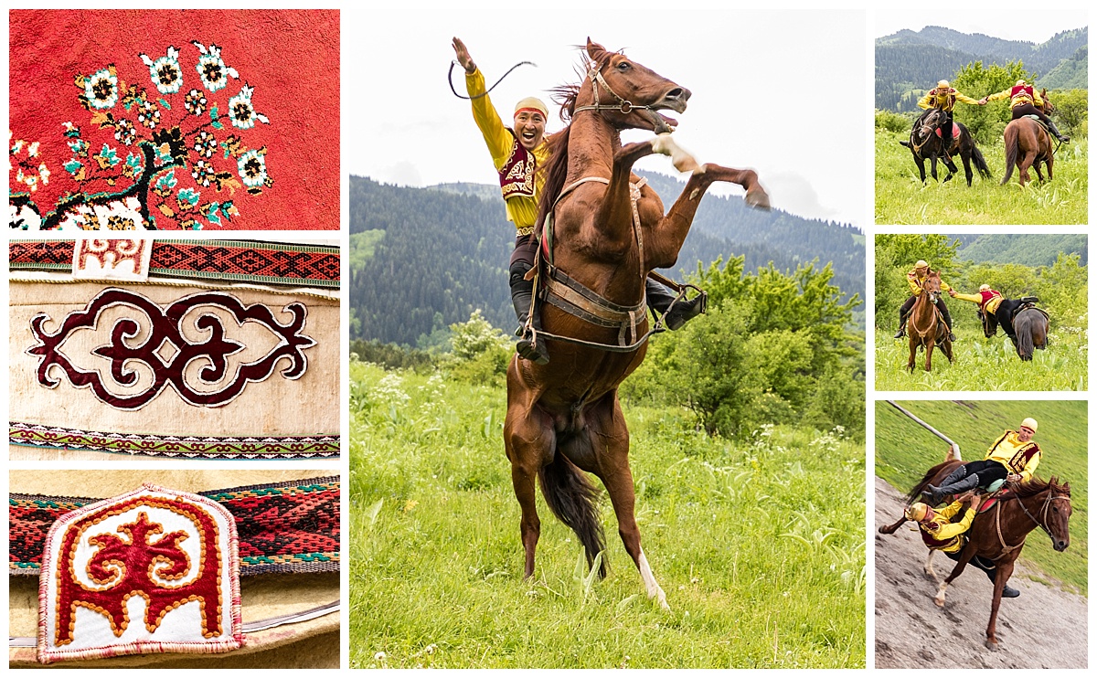 Almaty, Kazakhstan - villiage horses