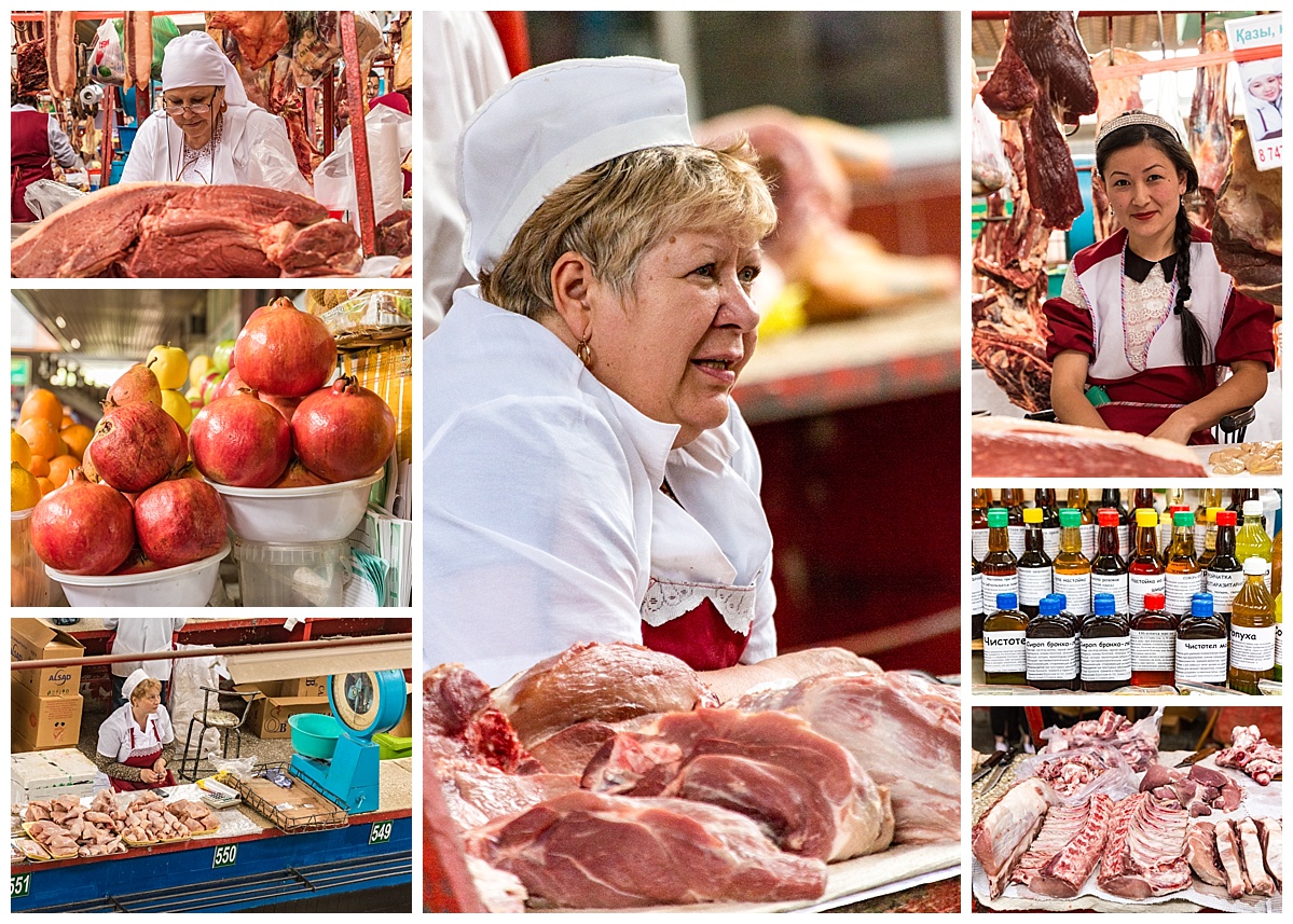 Almaty, Kazakhstan - market