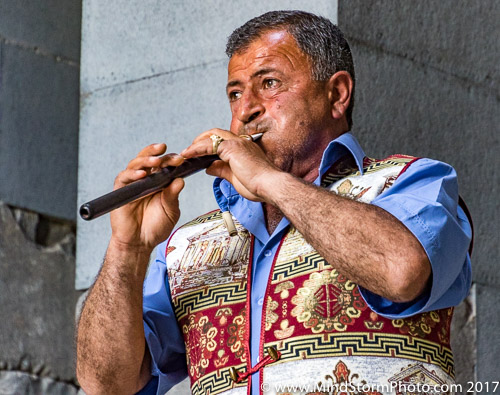 Yerevan , Armenia - duduk player