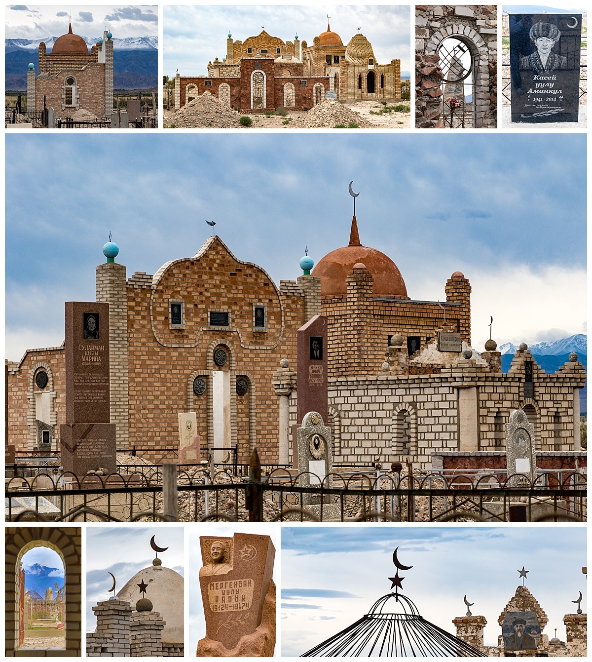 Issyk Kul, Kyrgyzstan - cemetery