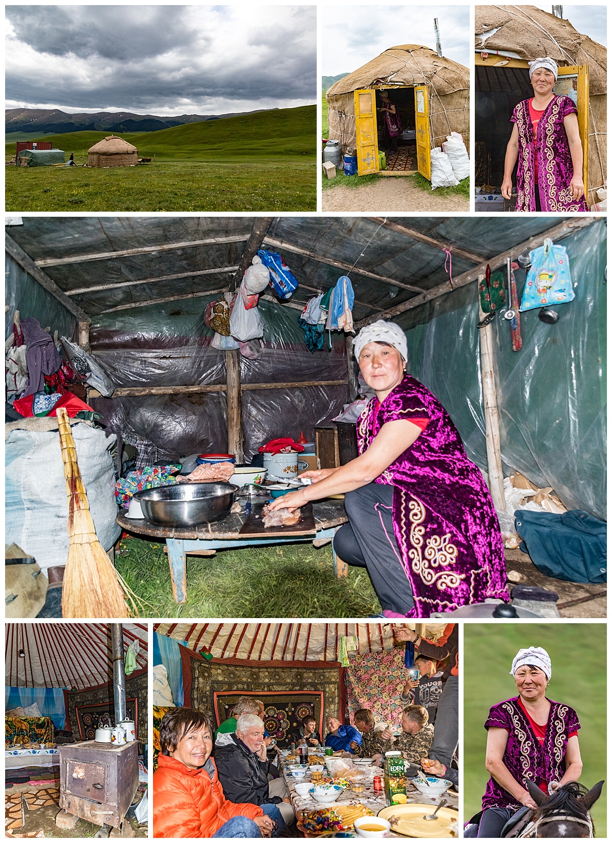 Kazakhstan - high alpine yurt lunch