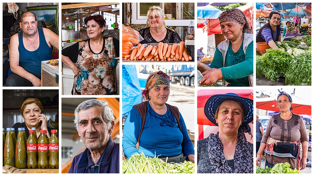 Tbliski, Georgia - market