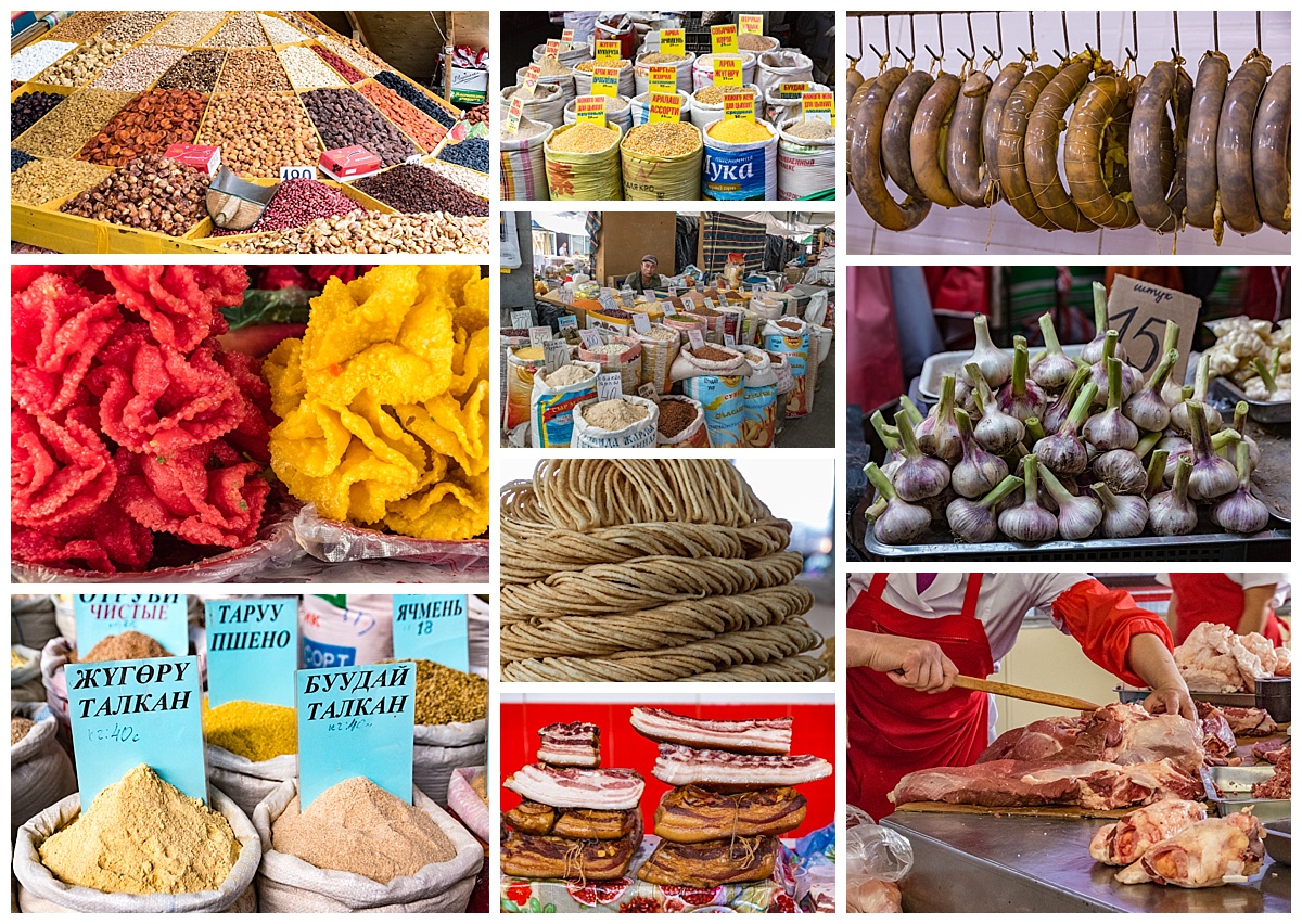 Biskek, Kyrgyzstan - market produce