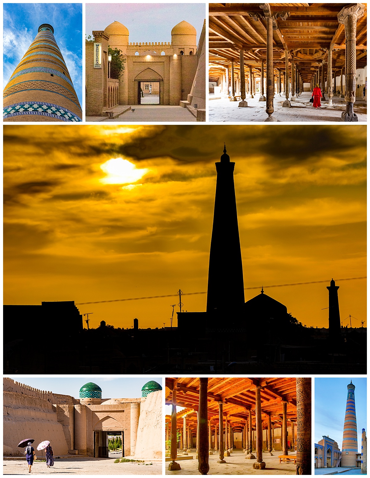 Khiva, Uzbekistan - towers