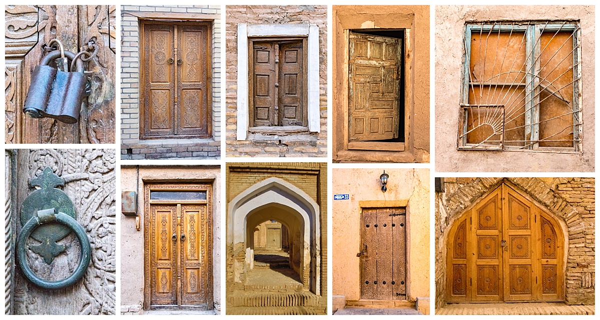 Khiva, Uzbekistan - doors