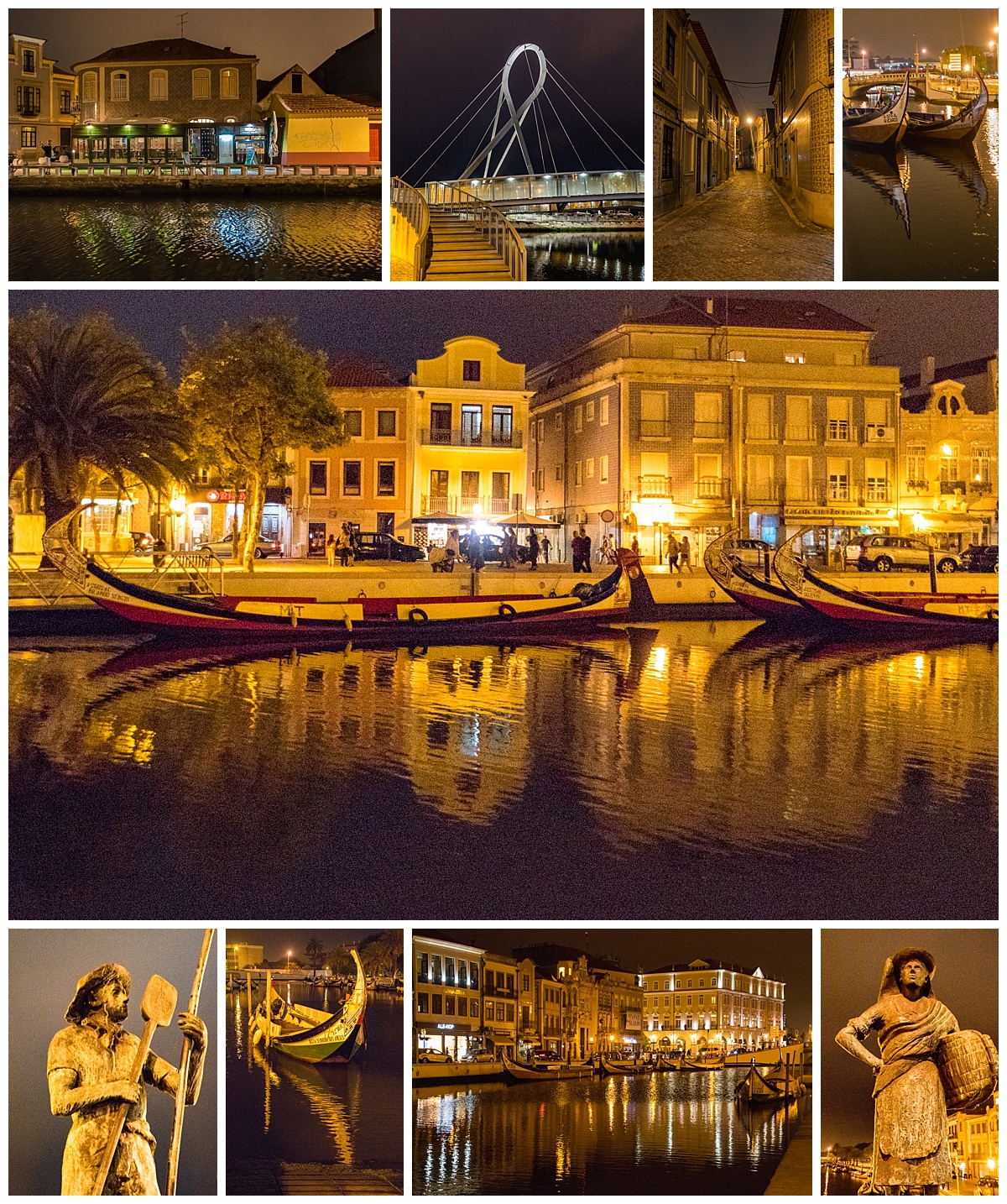 Aveiro 2 - canals at night