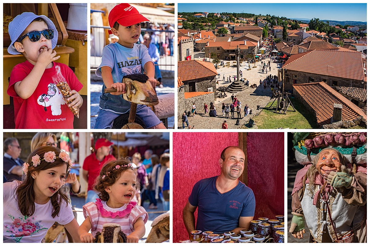 Feira Medieval Festival - kids and village