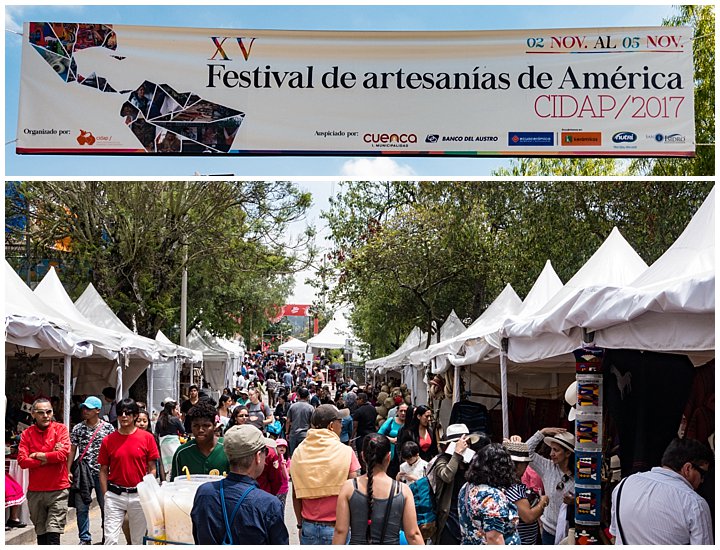 Festival de artesanias de America 2017, Cuenca, Ecuador - overview