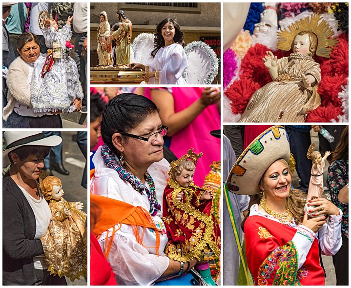 2017 Paseo del Nino in Cuenca, Ecuador - christ statue