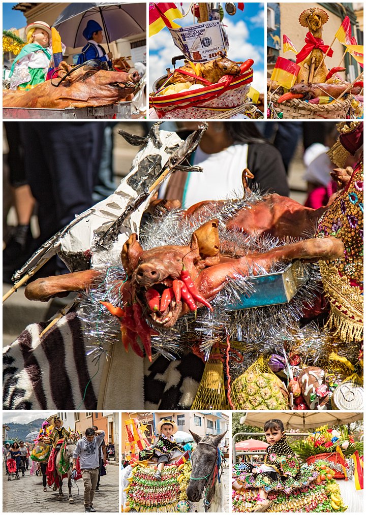 2017 Paseo del Nino in Cuenca, Ecuador - parade food