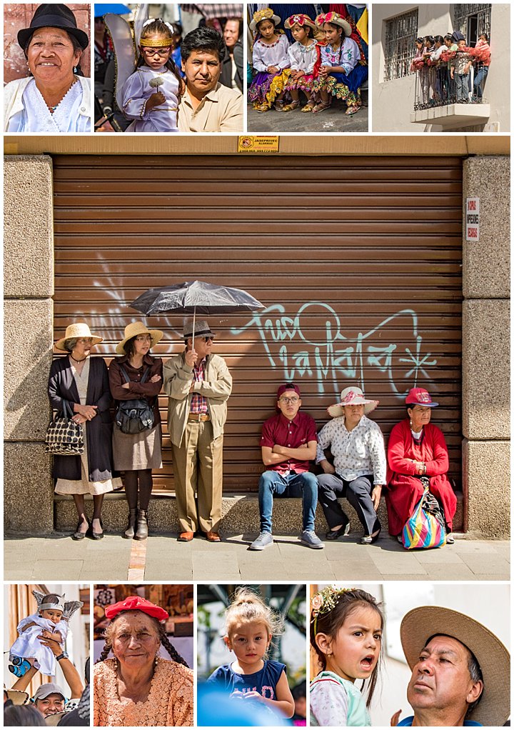 2017 Paseo del Nino in Cuenca, Ecuador - audience