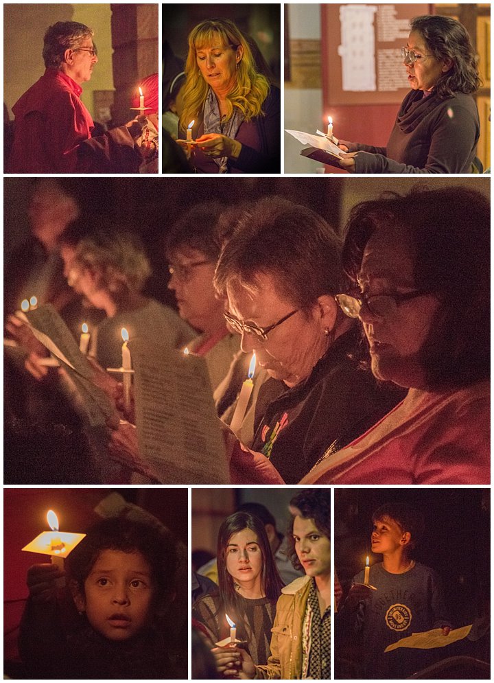 Cuenca, Ecuador Christmas Chorale 2017 - candlelight procession