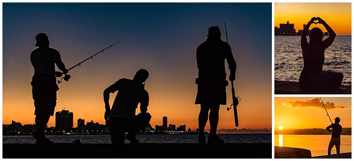 Havana, Cuba - sundown fishing