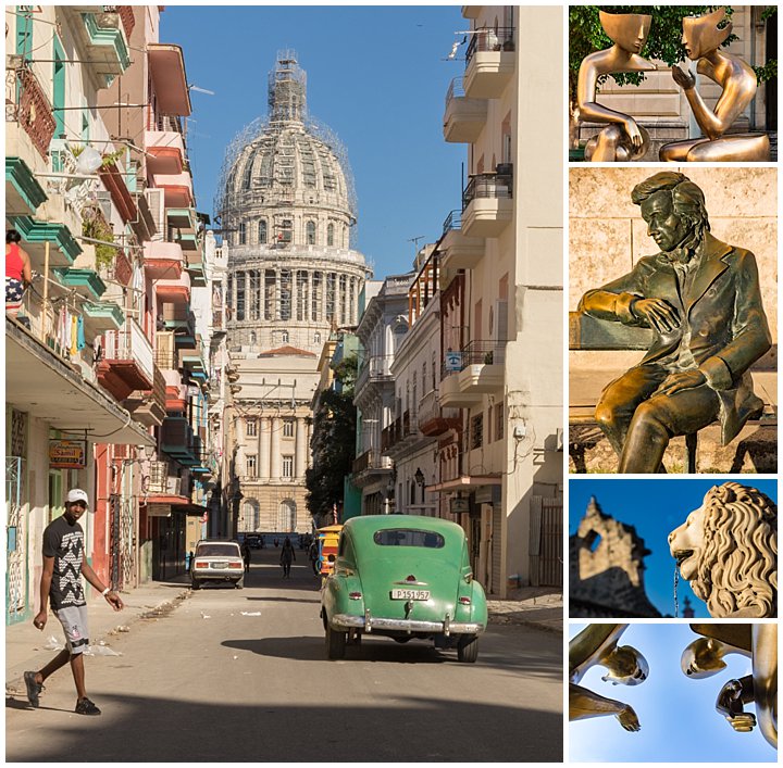 Havana, Cuba - statues