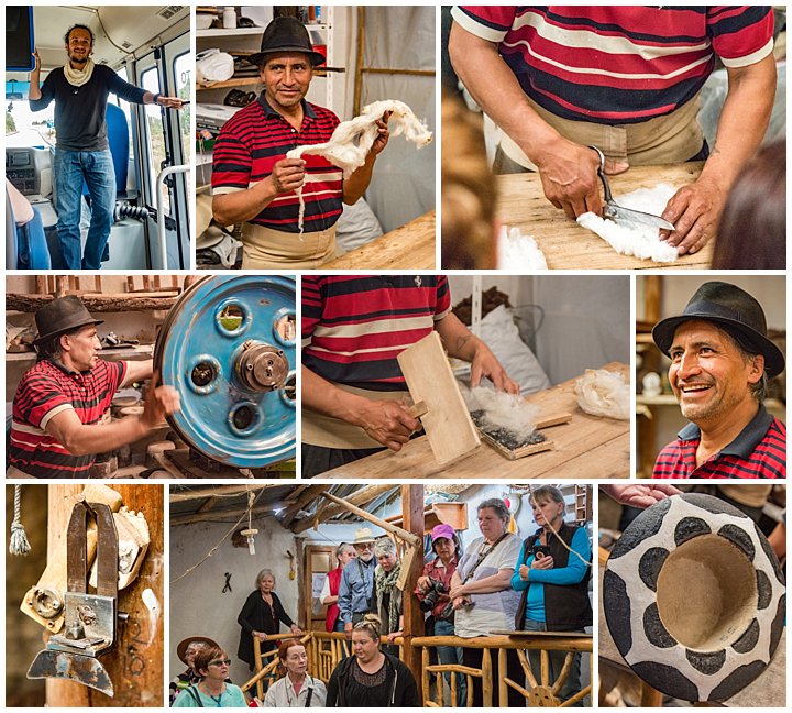 Saraguro, Ecuador Celebration - local hat maker