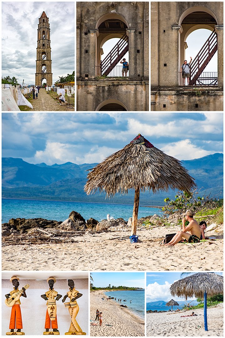 Trinidad, Cuba - beach and tower