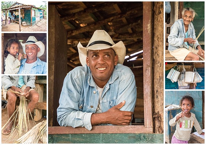 Trinidad - very poor family basket makers