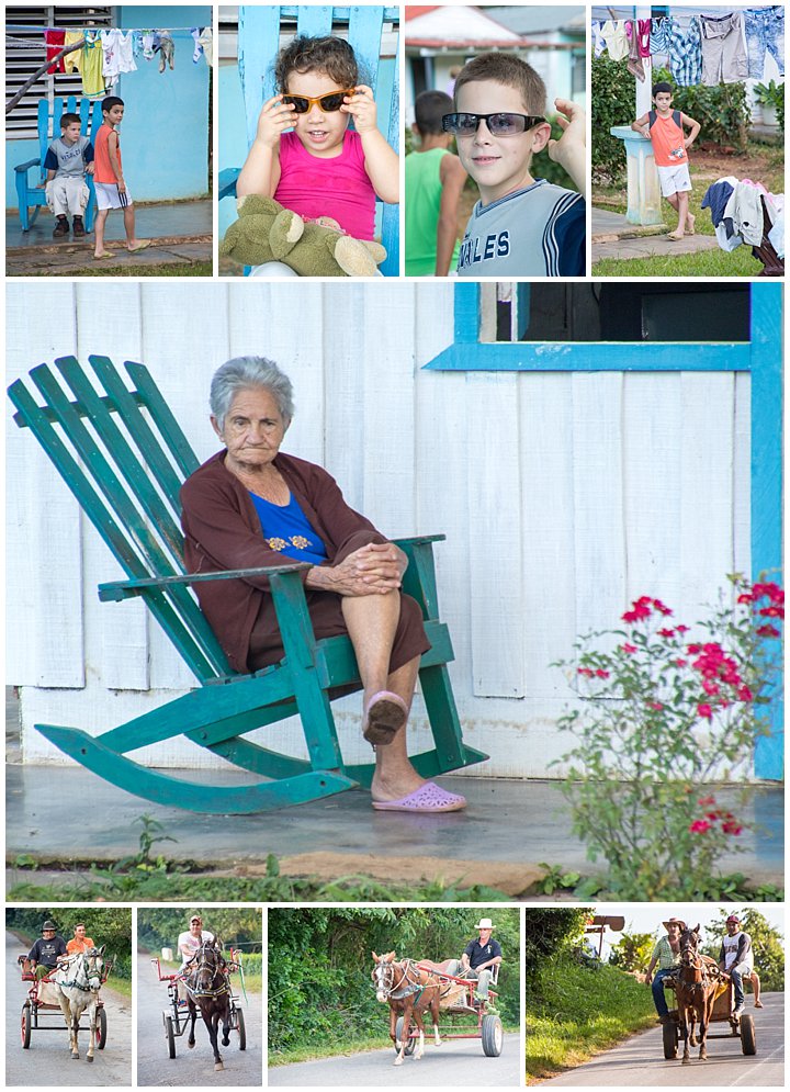 Vinales, Cuba - kids and grandma